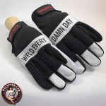 WELDPORN® WEDD Heavy Duty Tig Gloves – Black & White #WPTIGBW